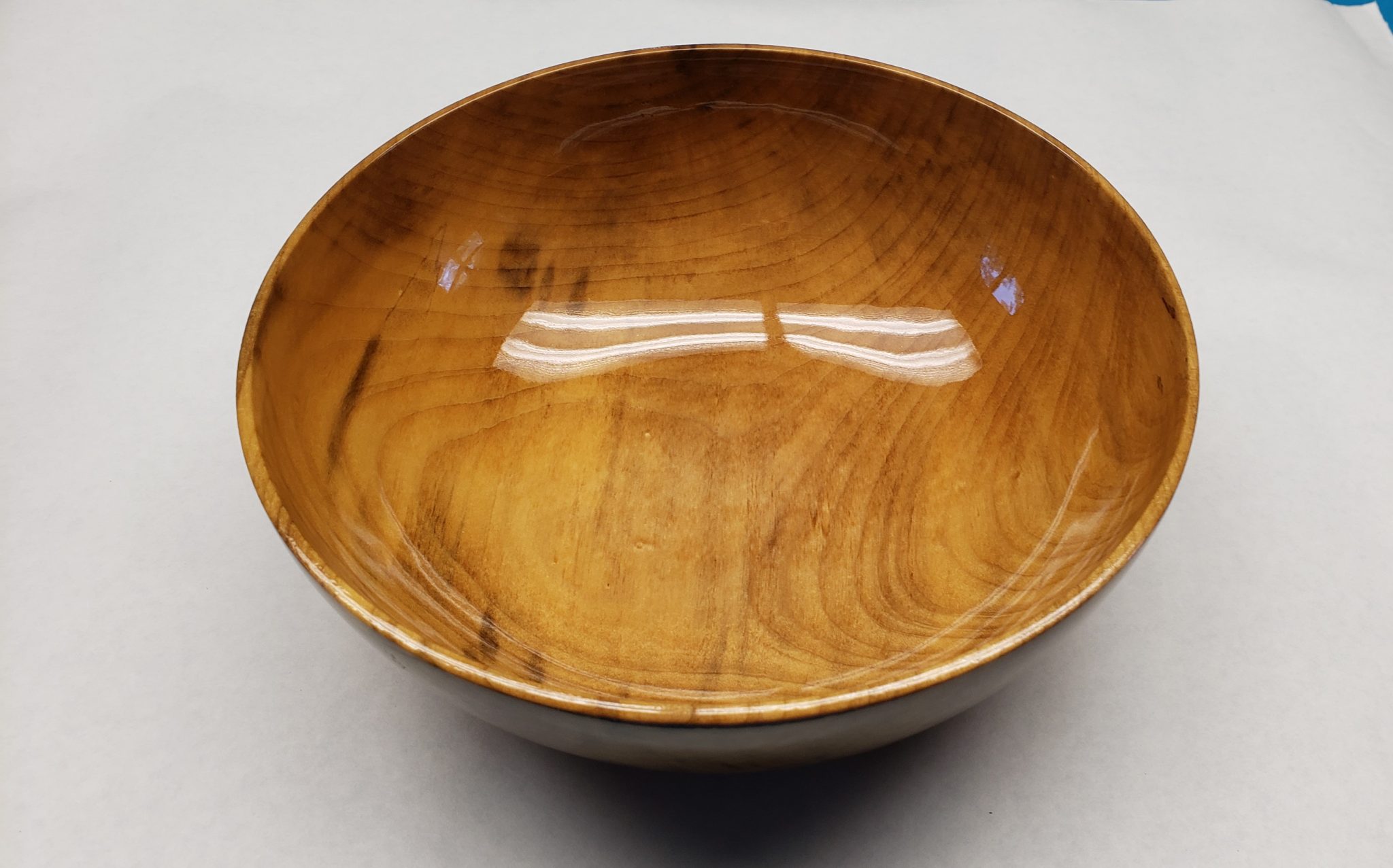 A few bowls with various woods and finishes
