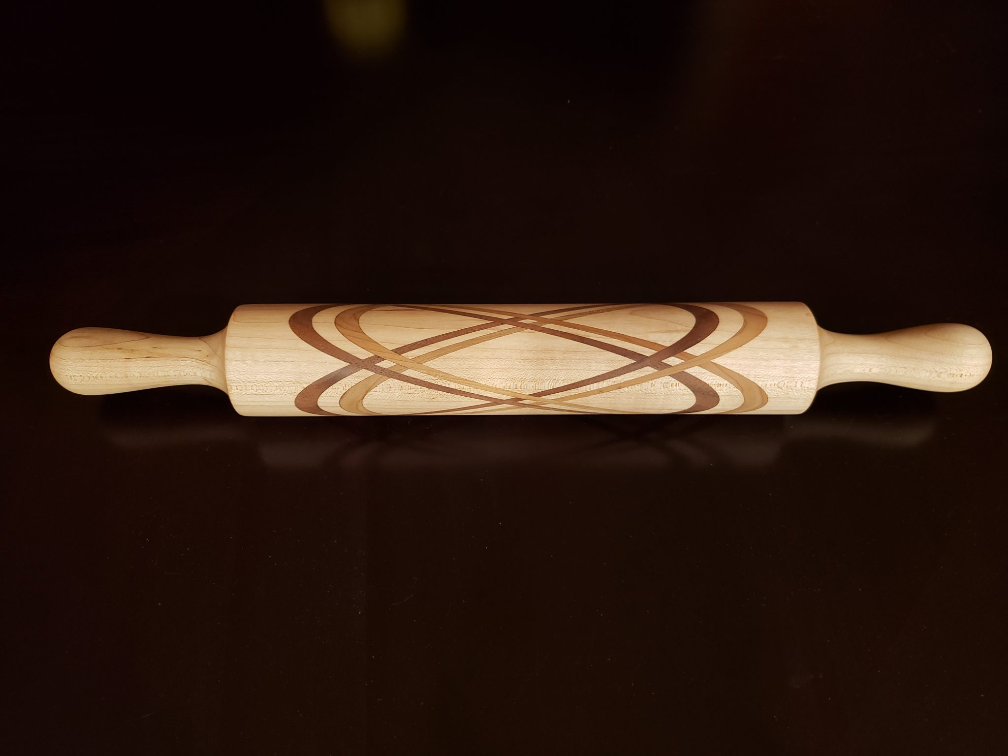A four loop Celtic knot rolling pin